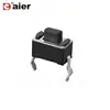 50mA Black 3x6 Tactile Switch PCB Terminal Mini 2 Pin Tact Switch