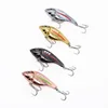 1Pcs 10g 15g 20g Metal Spoon Wobbler Fishing Lure Bass Treble With 3 Hooks VIB Lead Fish Artificial bait Fishing Crank Bait lure