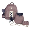 3pcs Fashion Composite Bag Backpack Shoulder Bag Wallet for Women