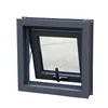 Factory price finished surface double glazed horizontal opening pattern aluminium window door