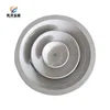 Aluminum or ABS Air Conditioning Directional Air Supply Ceiling Round Air Diffuser price