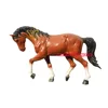 Outdoor Garden Ornaments Fiberglass Running Brown Horse Statue