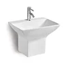 hot and popular Wall Hung Ceramic Pedestal Wash Basin Bathroom Sinks Sanitary Ware