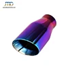 Colorful Angle Cut Double Wall Slant Performance Auto Exhaust Tip