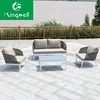 Latest design stacking garden furniture outdoor patio sofa with high loading capacity