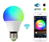 Factory made the newest dimmable e27 smart wifi led lighting bulb dimmable bulbs e27 bulbs custom wireless smart wifi rgbw bulbs
