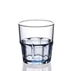 Chinese supplier promotion transparent blue 9oz SAN material plastic beer glass