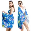 Absorbent Quick Drying Non-Stick Sand Pet Recycled Bath Microfiber Towel Beach Digital Printed