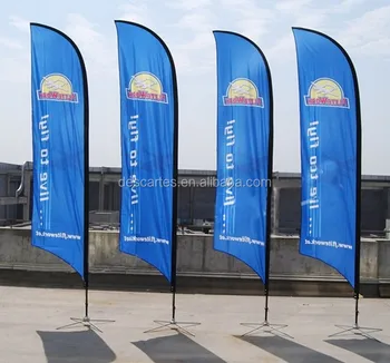 Fiberglass Pole Flags And Banners Decorative Feather Flags For