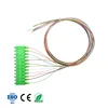 12 Color SC APC Pigtail FTTH CATV 0.9mm 1 meter sm OM1 OM2 OM3 Fiber Optic pigtail