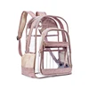 Customized Pattern Fashion Style Heavy Duty durable daily use ECO-friendly Waterproof School Bag Clear Transparent Backpack