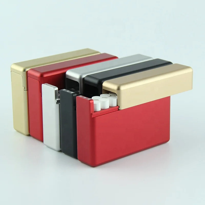 
Aluminium alloy electronic cigarette cartridge storage box 