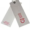 Custom design private brand single side printed vintage hangtag with metallic eyelet for jeans