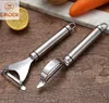 Emoer 304 stainless steel kitchen gadgets new fruit vegetable potato peeler set