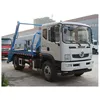 Small swing arm roll container refuse garbage truck 8-10cbm skip loader garbage truck for sale