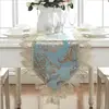 European lace fabric American woven fashion coffee rectangular simple corner TV cabinet table runner
