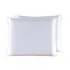 American Style Simple Plain Pillow Cover Solid color 19mm Silk Satin Pillow Case For Hotel And Home