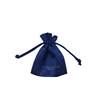 Customized Logo Silk ornaments Packaging Sacks 8x10cm Mini drawstring Satin Jewelry Pouches Bags