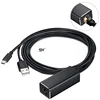 USB 2.0 To RJ45 For Google For Chromecast Ethernet Adapter 2 1 Ultra Audio TV Stick Micro USB Network Card