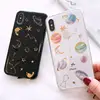 star color clear case for iPhone xs max case for iPhone xr x 7 6 8 plus soft tpu creative Glitter Planet Phone Case Cover
