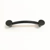 cabinet hardware 96mm black matt powder coating cupboard drawer pull