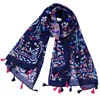 Cenrui High Style Ladies Women scarf Wraps Wholesale Winter Tassel Shawl Scarves From Yiwu