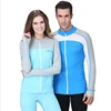 custom sublimated printed UV couple cycling long sleeve rash guard