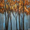 New Beautiful Tree Trail Scenic Wall Art Oil Painters Canvas Scenery