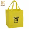 Wholesale Custom Logo Promotional 80g Polypropylene Portable Grocery Tote Shopping Non Woven Bag