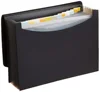 A4 size crod closure document bag expanding file folder with clear 13 pockets file organizer