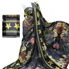 Queency Animal Print Chiffon Fabric African Transparent Fabric Swimwear Materials