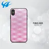 Hot Selling Fashion Bling Soft TPU Glitter PC With PU Leather Case Cloth Pattern 3 in 1 Case Phone Cover For Apple iphone XS