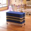 Factory Supplier Portable mesh hospital stackable cots for child center