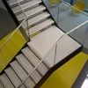 modern indoor steel beam stringer wood tread glass railing stairs price for home design from china suppliers