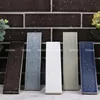 Antique holey surface rustic dark blue ceramic rectangular subway tile bathroom kitchen backsplash