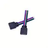 4pin Male\/female Plug Led Wire Connector Electronic Connector 5CM Wire Cable For Rgb 3528 5050 Led Strip Light