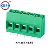 KF136T 65A 2P 3P Poles Euro Type Pcb Screw Terminal Blocks Connector PCB 10.16 Pitch