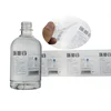 Cosmetic bottle label sticker Glass bottle roll form adhesive sticker printer