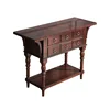 2048-205 solid wood turning posts cherry veneer MDF buffet wine server sideboard sofa table