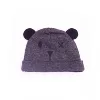 New Design Warm Winter Knit Embroidery little bear animal beanie hat