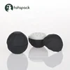 Wholesale ABS Plastic Waterproof 7g Black Empty Lip Balm Ball Container for Cosmetic Packaging, Lip Care