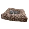 Leopard pet bed cozy pet sofa dog luxury pet mat large dog beds modern beds luxury king size