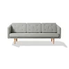 High quality simple design primitive beech wood furniture sofa