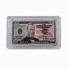 Custom Factory Twenty Dollar Gold Plated Gold Bar Holiday Gifts Atlantis Mint Commemorative Bars for Home Decor