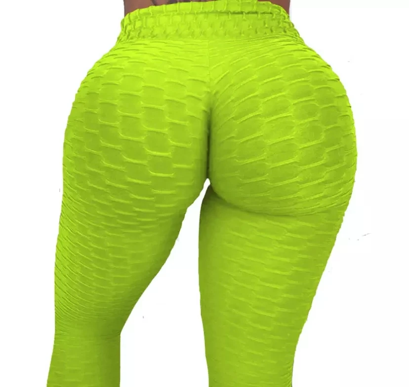 HENESE Damen Saunahose Abnehm-Leggings | Anti-Cellulite Fitness Leggings Orange