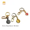 new keychain accessories custom metal coin keyring