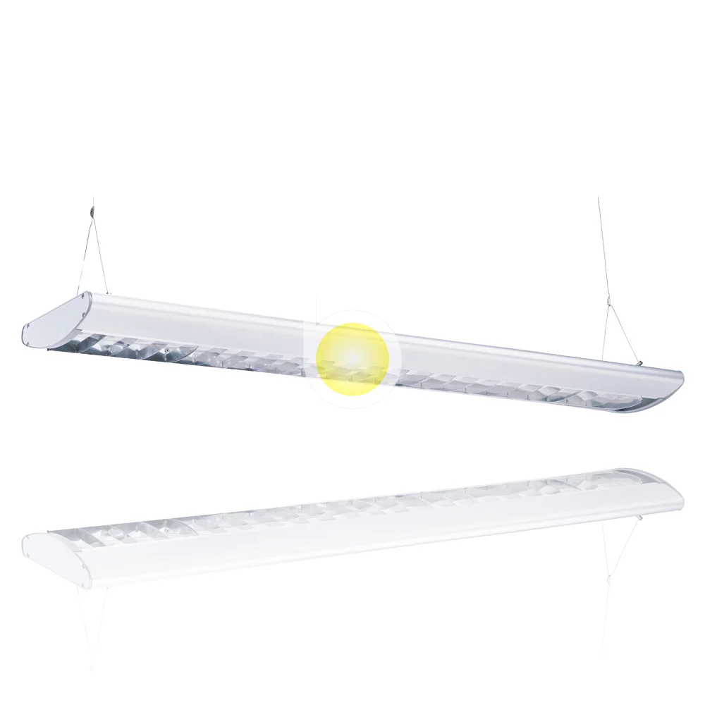 LED batten linkable light 4ft 50w DLC standard suspending dimming linear light led fixture