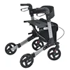 Send Inquery to get free sample Walker Adult Aluminium Four Wheeled Lightweight Rollator for Elderly