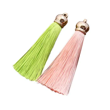 Wholesale Colorful Metal Caps Tassel For Decoration Buy Metal