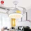 Flyinglighting fancy chandelier invisible led ceiling fan with light and remote control